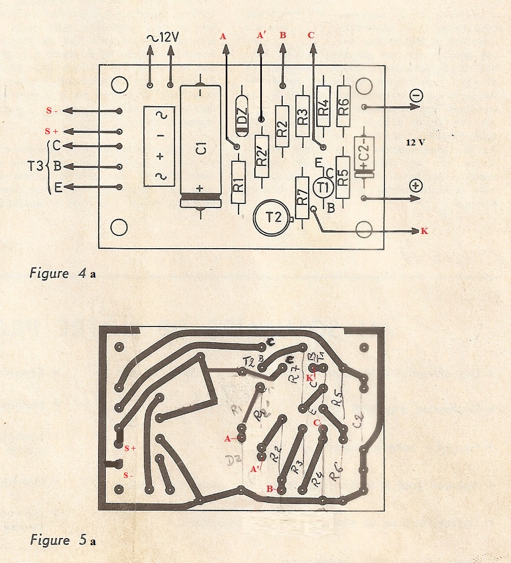 implantation des composants et circuit imprimé